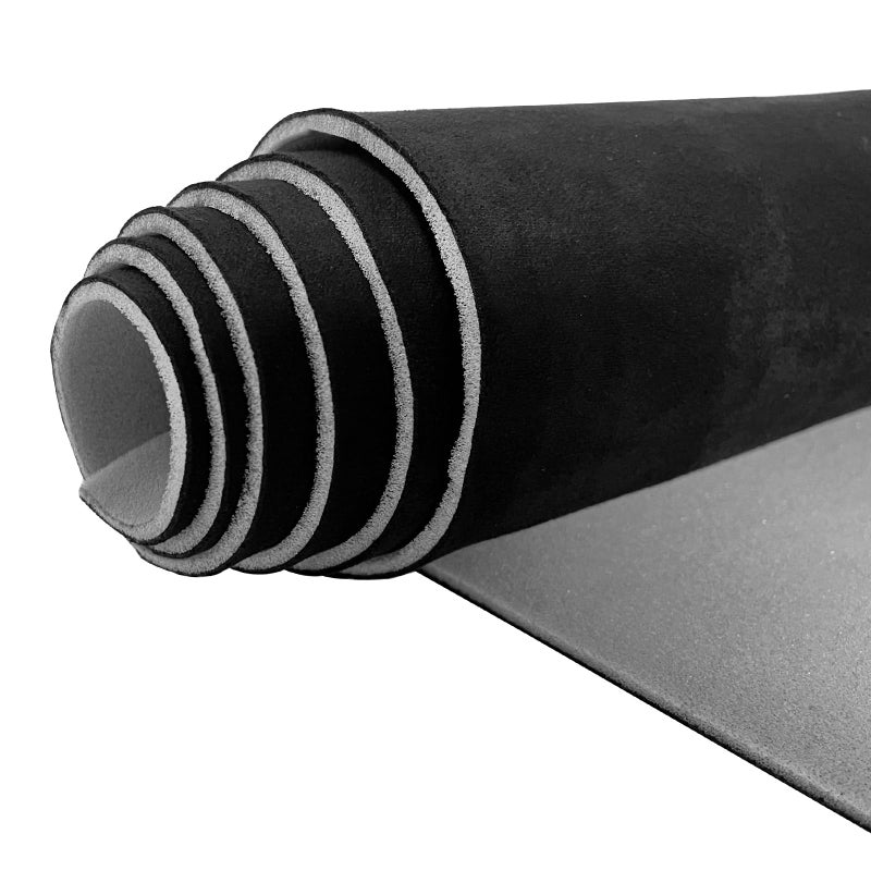 Halero 55  60 Black Car Suede Headliner Fabric with Foam Backing Material 19 3mm Automotive Upholstery Liner for DIY Home Car Roof Trim Interior Replacement