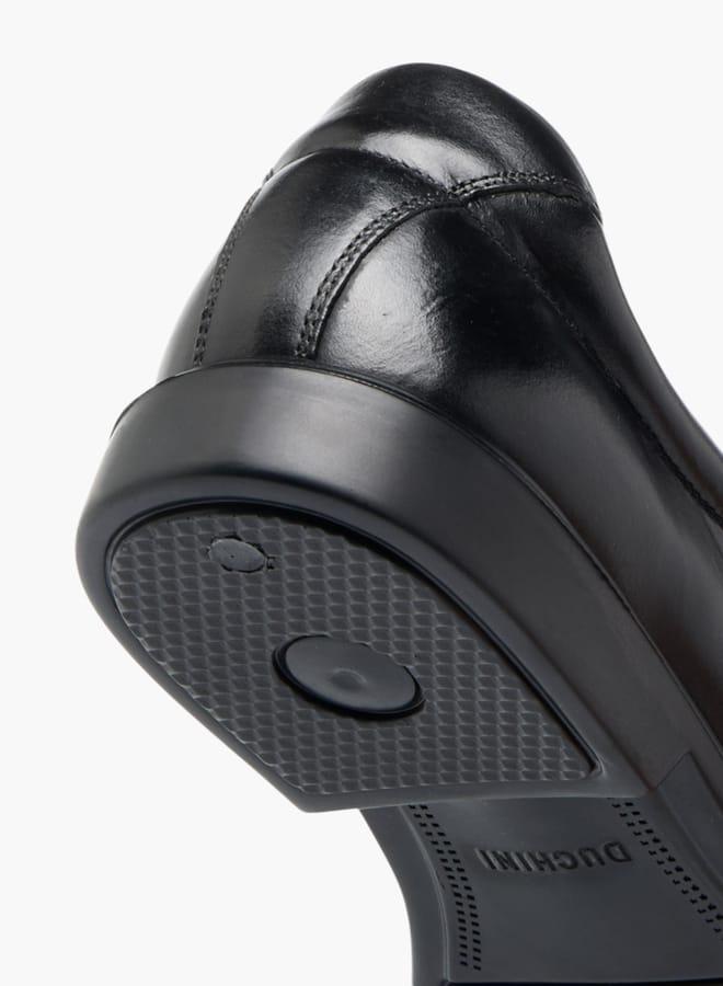 DUCHINI Men's Textured Slip-On Loafers - Image 5