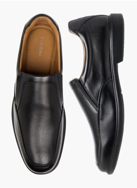 Men's Textured Slip-On Loafers