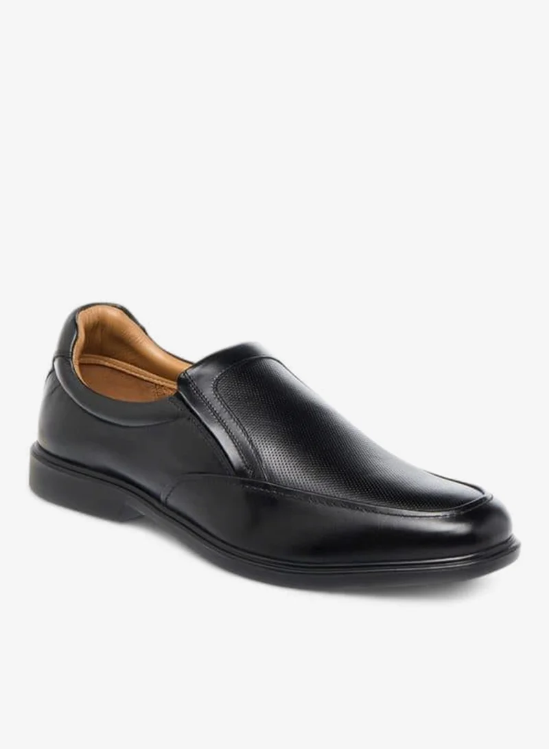 DUCHINI Men's Textured Slip-On Loafers