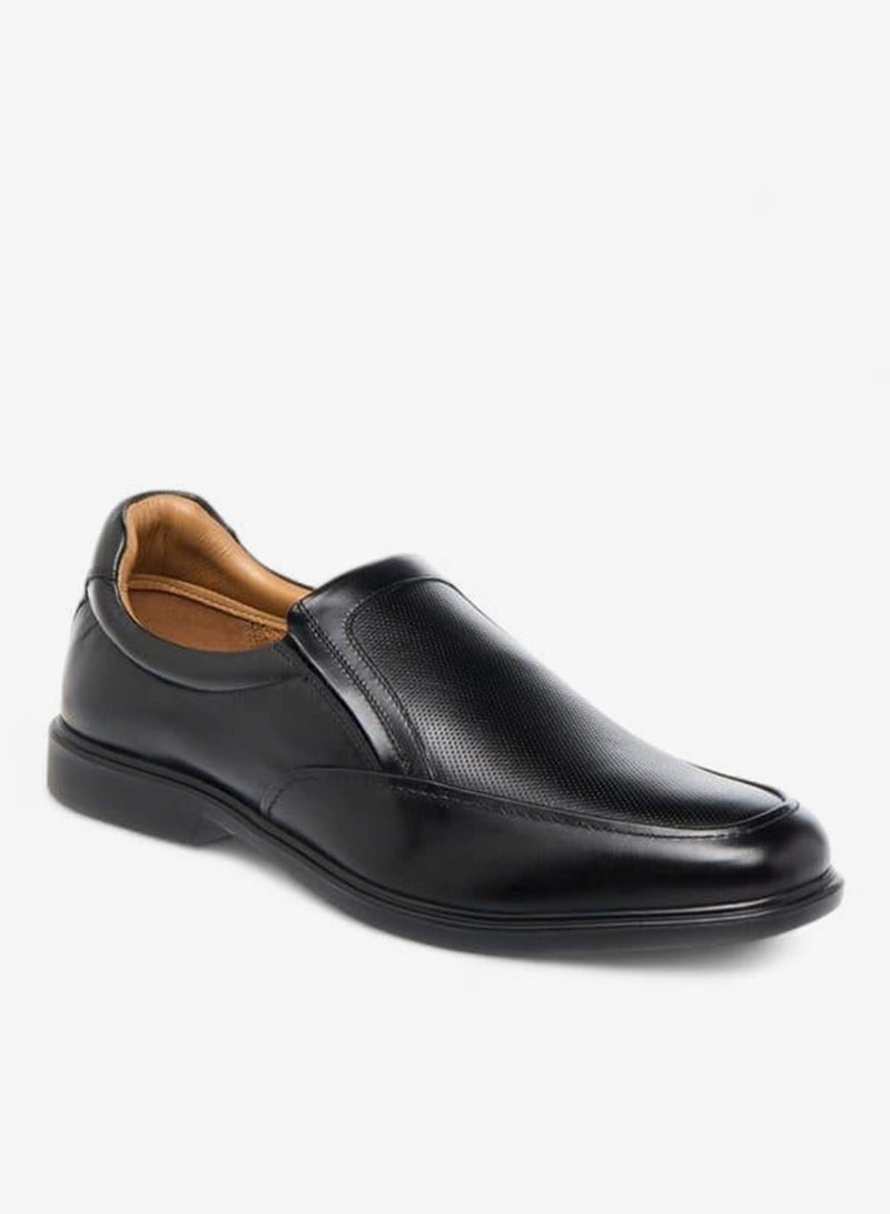 DUCHINI Men's Textured Slip-On Loafers - Image 1