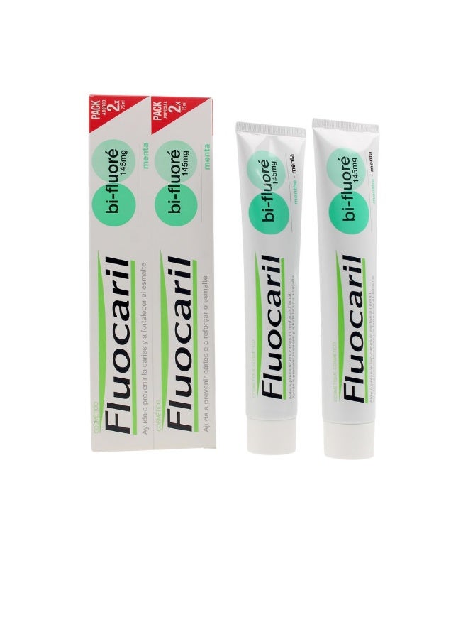 Fluocaril Bi-Fluoré 145Mg Mint Toothpaste 2x75ml - Image 1
