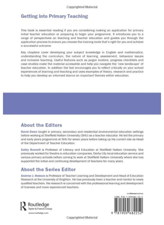 Getting into Primary Teaching  - Image 2