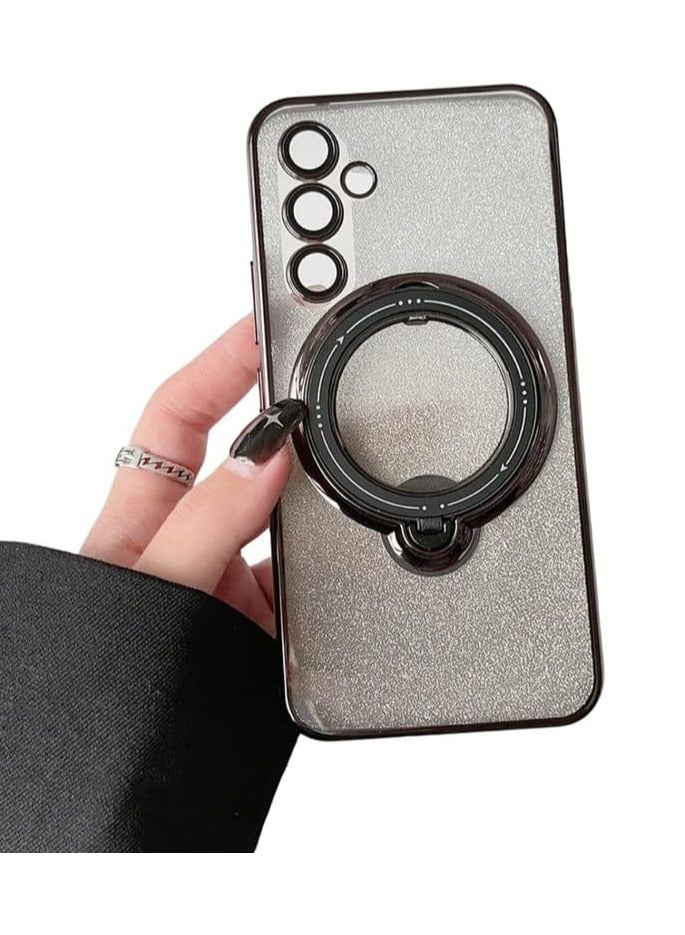 ليمتليس جراب لهاتف Samsung Galaxy A53 متوافق مع جراب مغناطيسي، غطاء حماية خلفي رفيع وناعم ومقاوم للخدش، جراب مغناطيسي غير مصفر ومضاد للصدمات، لون أسود متدرج - Image 1