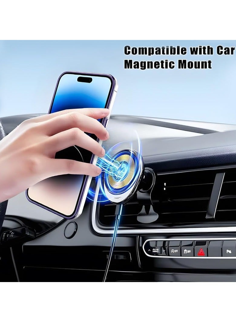 ليمتليس جراب لهاتف Samsung Galaxy A53 متوافق مع جراب مغناطيسي، غطاء حماية خلفي رفيع وناعم ومقاوم للخدش، جراب مغناطيسي غير مصفر ومضاد للصدمات، لون أسود متدرج - Image 5