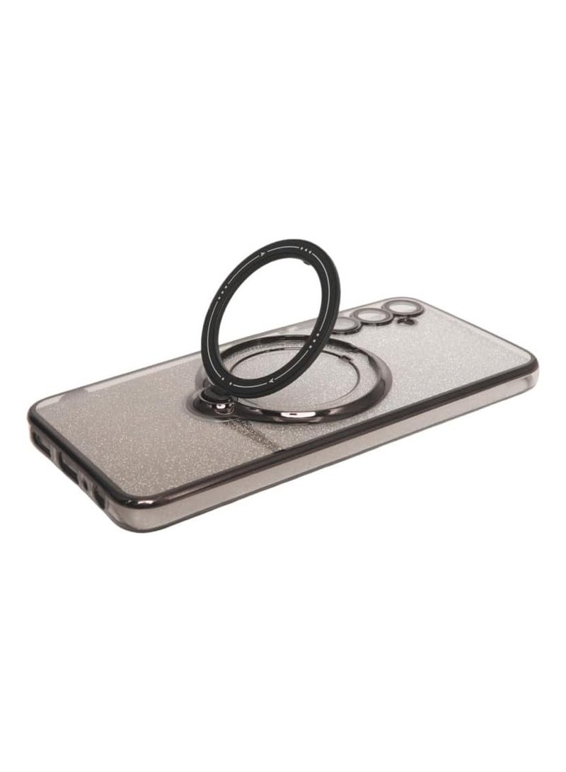 ليمتليس جراب لهاتف Samsung Galaxy A53 متوافق مع جراب مغناطيسي، غطاء حماية خلفي رفيع وناعم ومقاوم للخدش، جراب مغناطيسي غير مصفر ومضاد للصدمات، لون أسود متدرج - Image 3