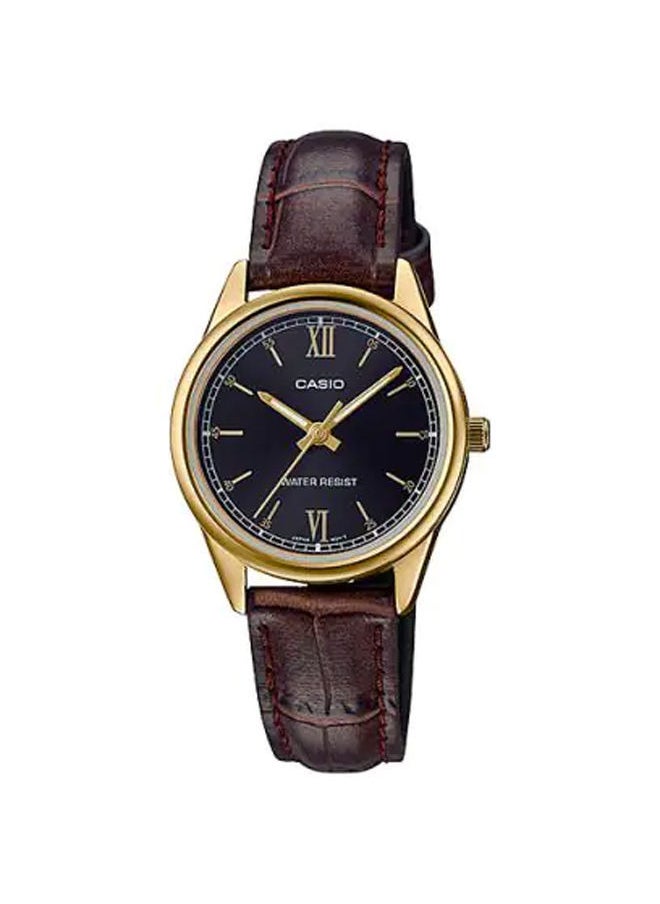CASIO Leather Analog Watch LTP-V005GL-1B2UDF  - Image 1
