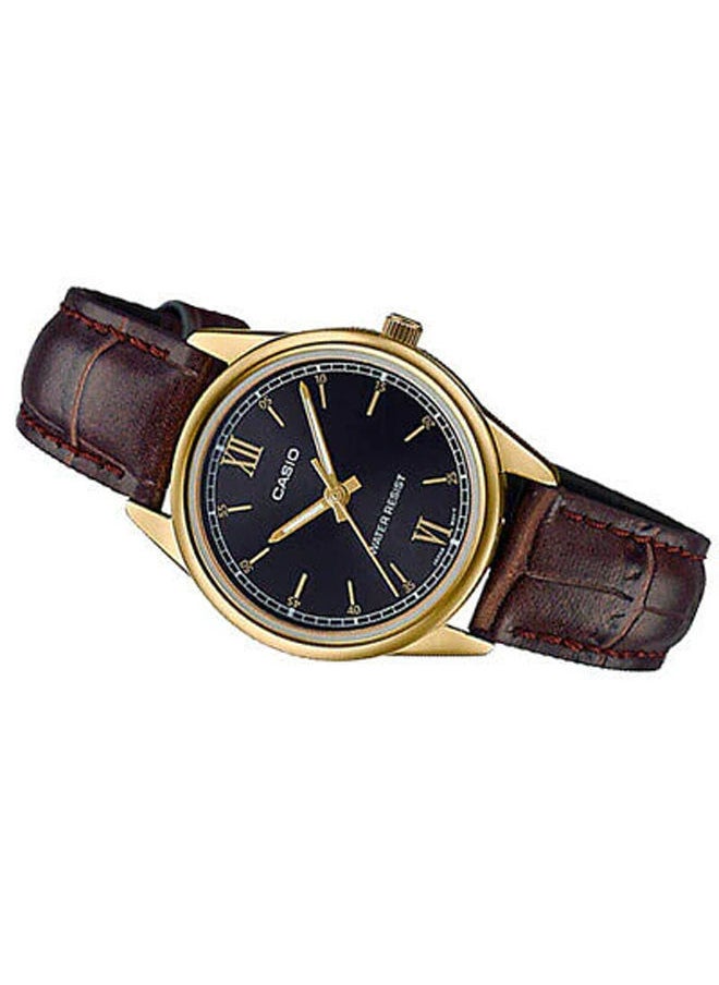 CASIO Leather Analog Watch LTP-V005GL-1B2UDF  - Image 2