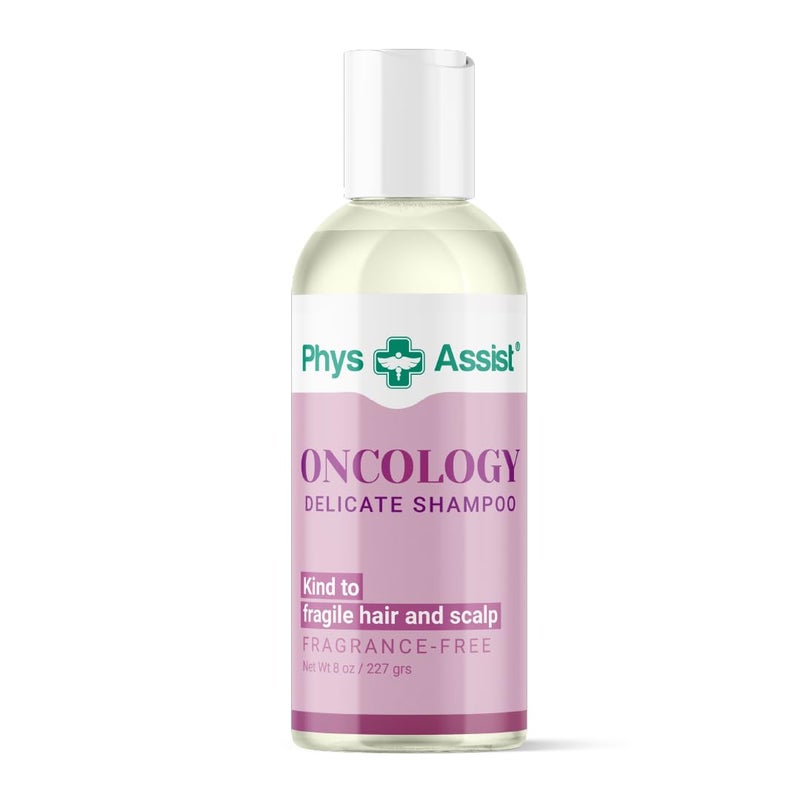 PhysAssist Oncology Delicate Shampoo. Kind to Fragile Hair and Scalp. Without Fragrance. 8 oz - Image 1