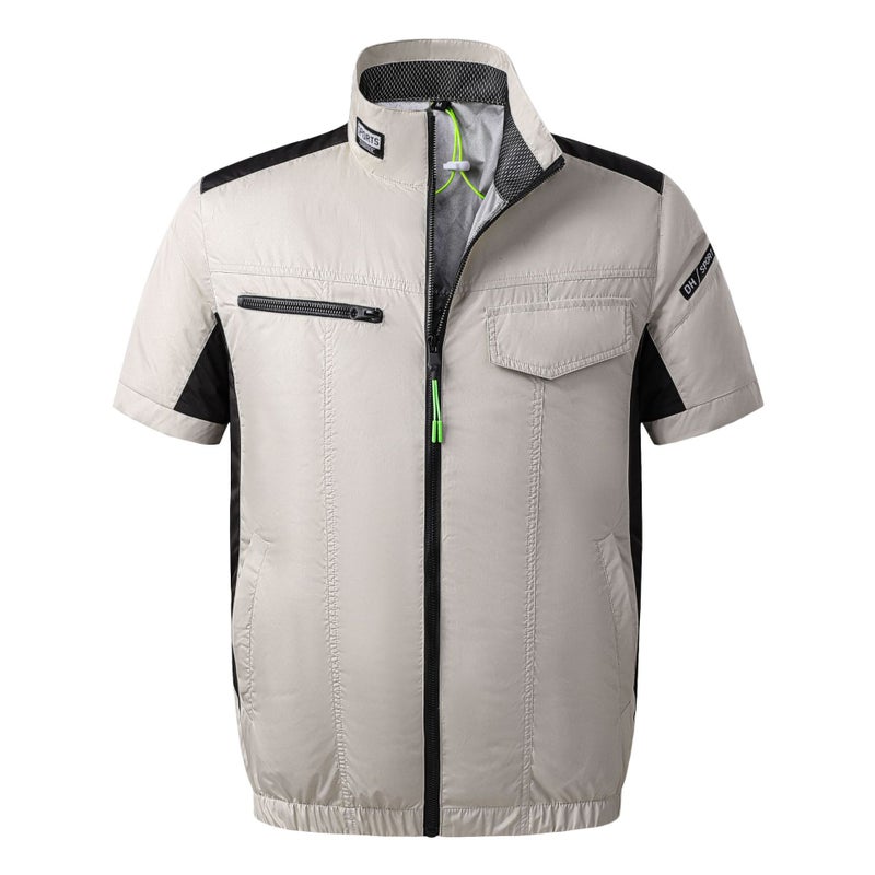 Cross-Border Summer New Arrival: Rechargeable Air Conditioning Short-Sleeve Fan Cooling Sun-Protective Outdoor Workwear - Factory Direct  Supply - Image 1