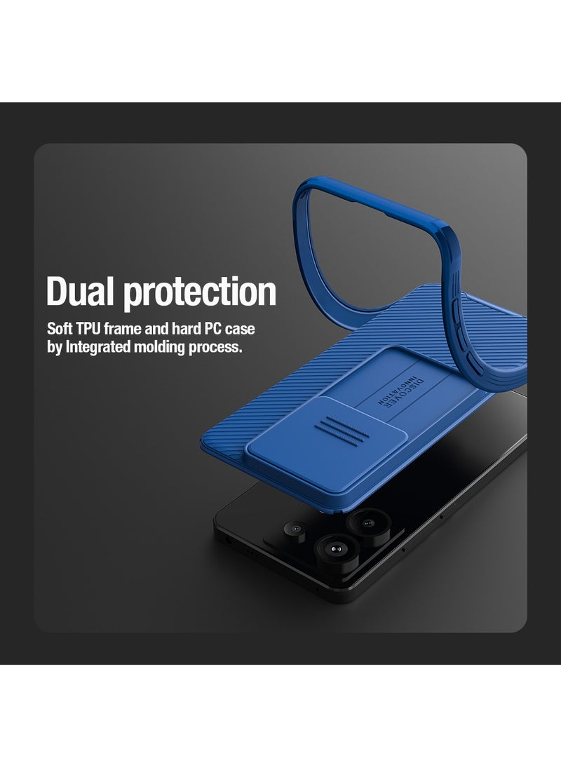 Nillkin For Xiaomi Poco X6 Case TPU Shockproof Airbag Bumper, Camera Lens Protection Slide Cover Phone Case, Anti-Fingerprint Slim Fit Mobile Back Cover - Image 2