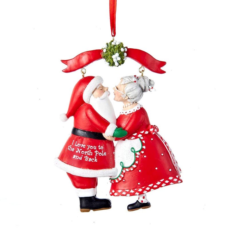 Kurt S. Adler I Love You to the North Pole and Back Christmas Ornament 3.75"