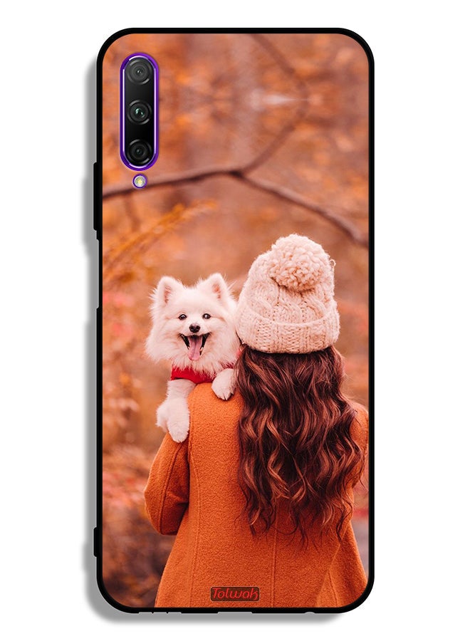 Tolwak Huawei Y9s Protective Case Cover Holding Puppy - Image 2