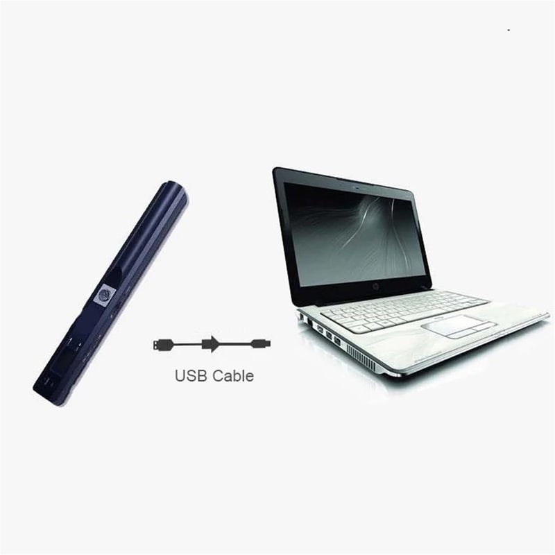 Scanner Portable, Portable Scanner Mini Handheld Document A4 Book for Teachers,Classroom - Image 3