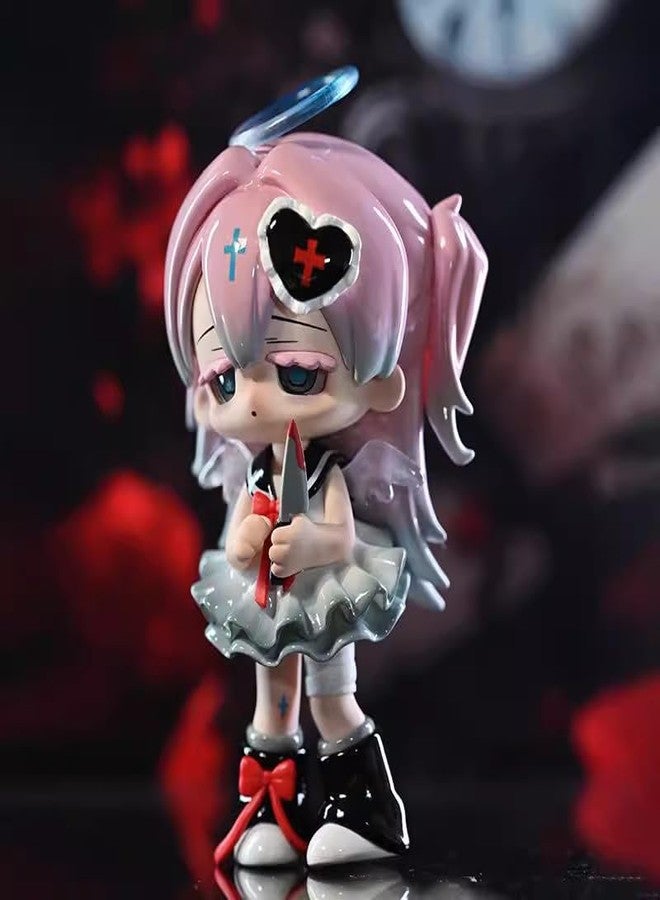 XiDonDon مجموعة ألعاب XiDonDon Missy Sweet Mourning Lolita Series Blind Box Cute Toys Kawaii Anime Figures Dolls Furniture for Display Gift Surprise Toy Gift Mystery Box Collectible Home Decorations (علبة واحدة) - Image 5