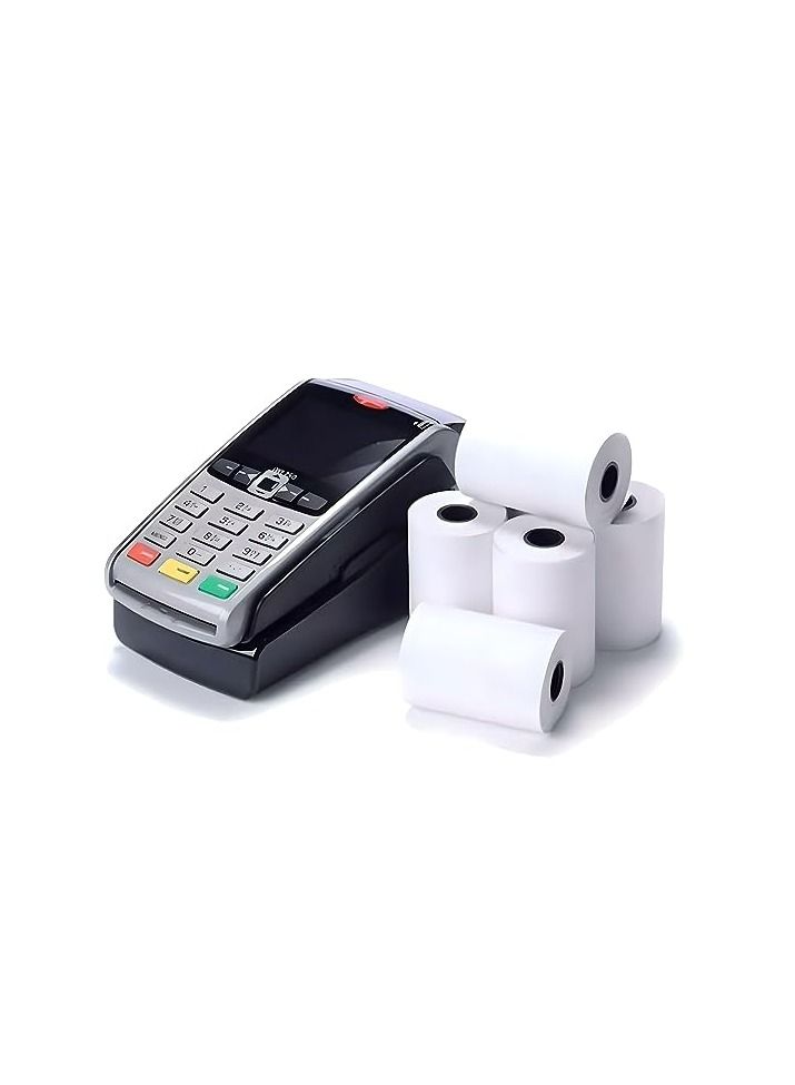 Generic 100 Rolls of 57x40 mm Thermal Paper Till Rolls, Cash Register Receipt, for PDQ POS EPOS EFTPOS, Credit Card Machine, Verifone, Barclays, Ingenico iCT200, iCT 220, iCT250, iCT 250  - Image 1