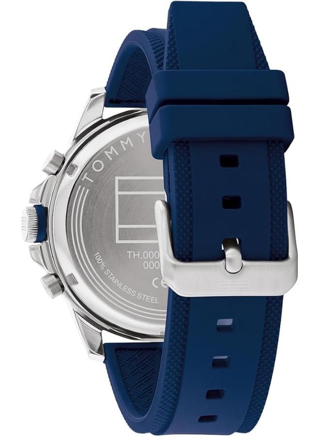 TOMMY HILFIGER Tommy Hilfiger Silicone Chronograph Watch 1792027 + Tommy Wallet  - Image 3