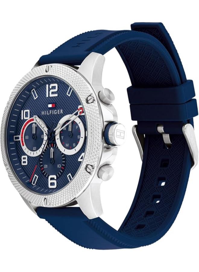 TOMMY HILFIGER Tommy Hilfiger Silicone Chronograph Watch 1792027 + Tommy Wallet  - Image 2