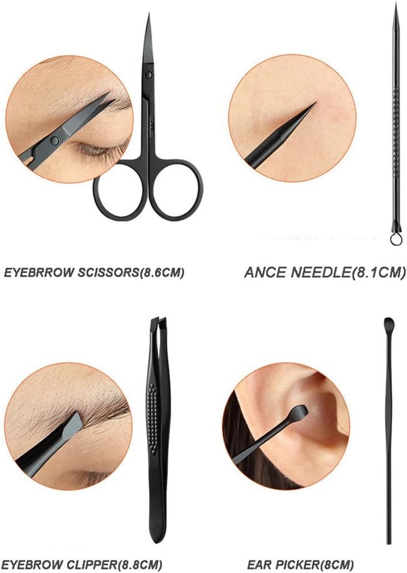 Nippers Trimmer Cutte Manicure Set 16P Professional Nail Cutter Sciossors Pedicure Kit Clipper Tools - Image 5