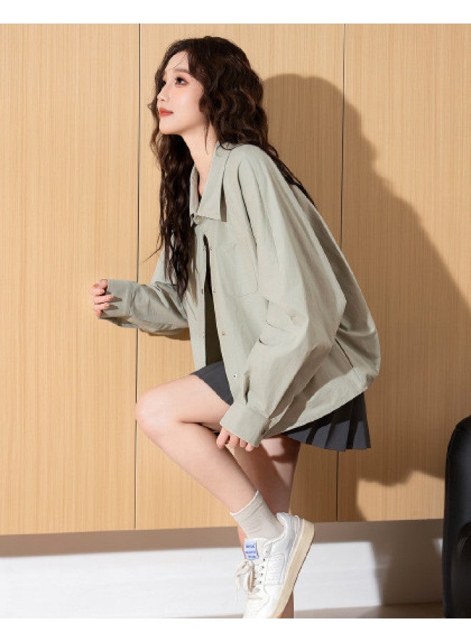 TonLion 2025 Women's Turn-down Collar Solid Color Long Sleeve Shirt - Simple & Elegant Korean Style Casual Fashion Versatile Trendy Autumn/winter Top - Image 1