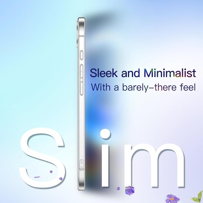 Jetech Slim Case For Iphone 16E 6.1-Inch 2025 With Camera Lens Full Protection, Ultra-Thin Lightweight Clear Minimalist Protective Phone Cover Clear - Image 3