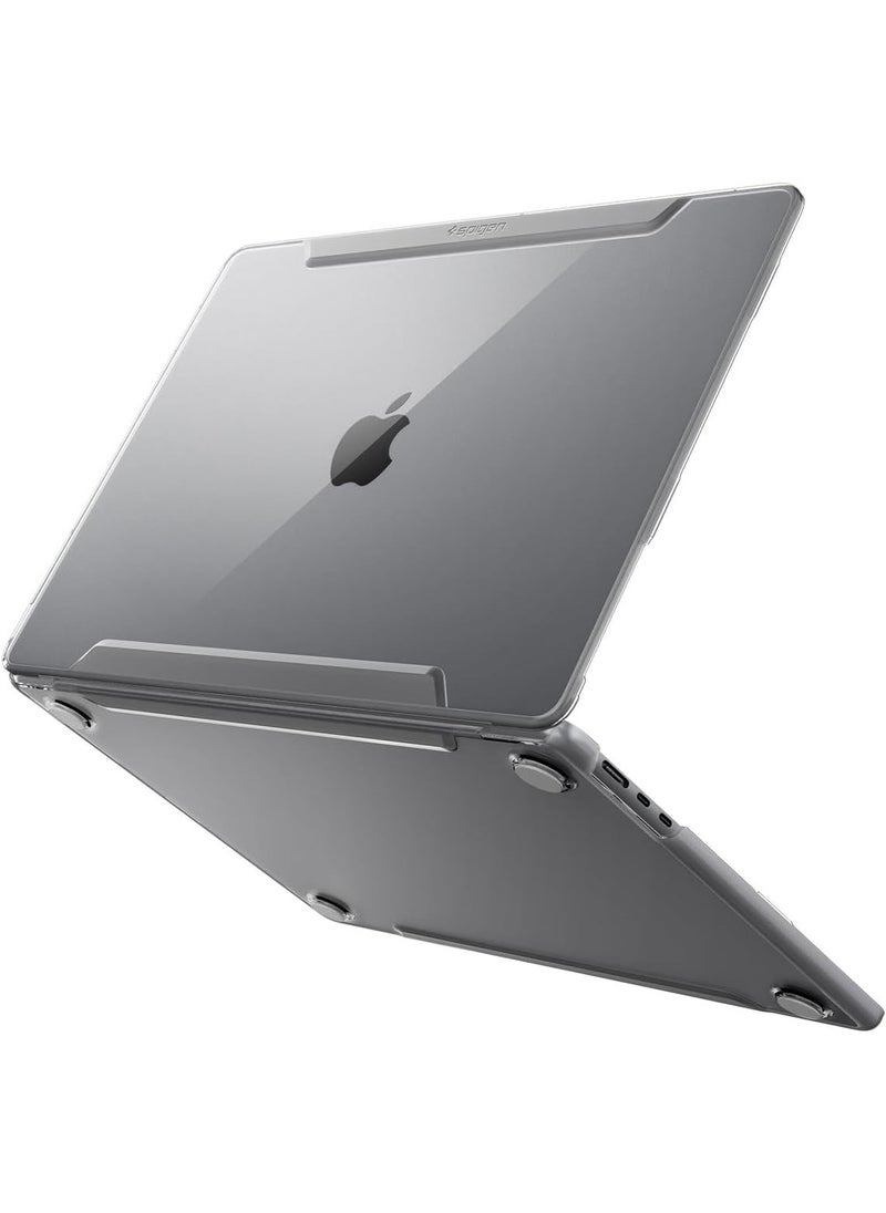 Spigen Thin Fit MacBook Air 15 inch M4 A3241 (2025) / M3 A3114 (2024) / M2 A2941 (2023) Transparent Protective Hard Shell Case Cover - Crystal Clear  - Image 1
