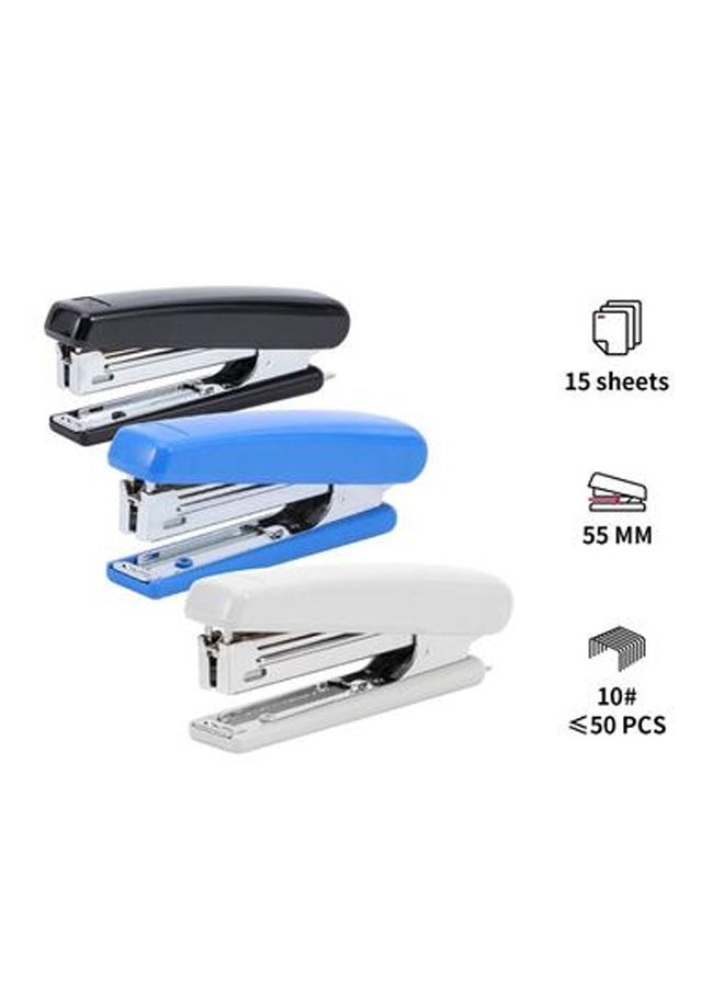 Deli - Desktop Portable Stapler Blue - Image 1