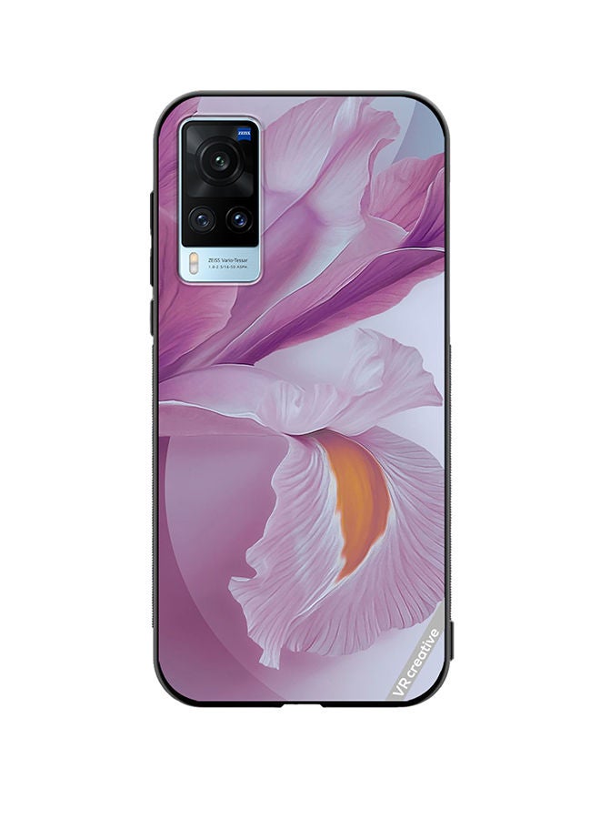 VR CREATIVE Protective Case Cover For Vivo X60 Flower Design Multicolour - Image 1