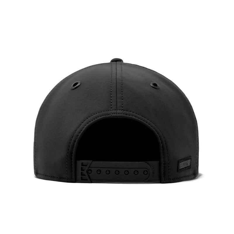 melin Trenches Icon Infinite Thermal, Black, Men's Performance Snapback Hat for Cold Weather, Water-Resistant Flat Bill Baseball Caps for Men & Women, Golf, Running, or Workout Hat, Medium-Large - Image 3