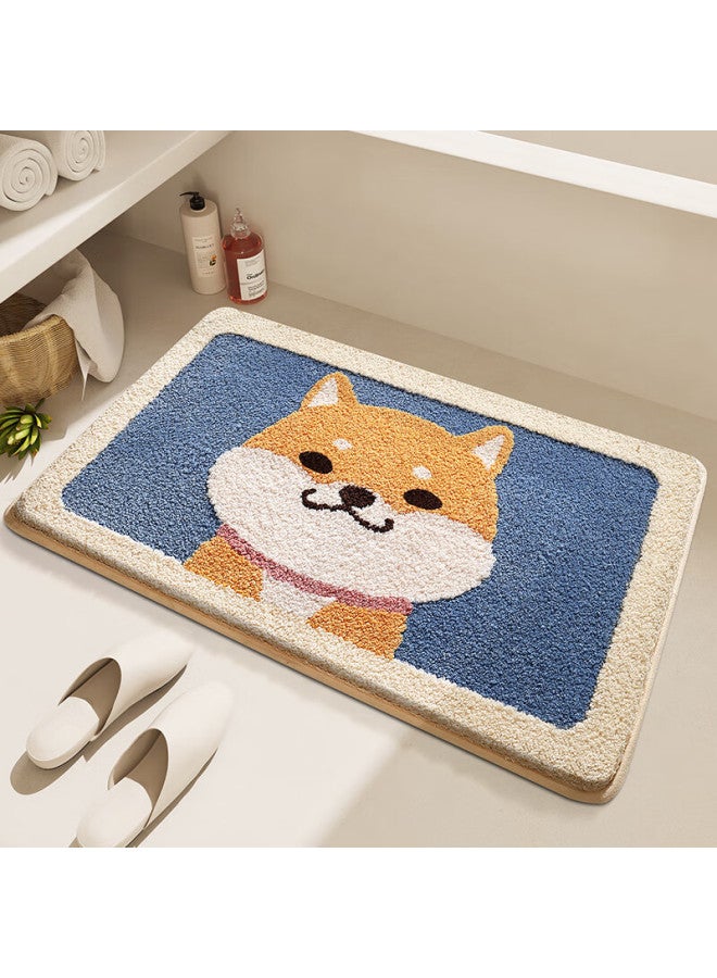 Dajiang Bathroom Mat, Toilet Foot Pad, Bathroom Entrance Absorbent Mat, Non-slip Floor Mat For Restrooms, 50x80cm