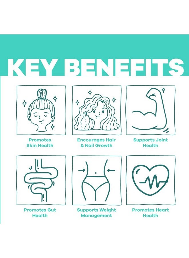 GoBiotix Grass Fed Collagen Peptides Powder Supplement + Vital Probiotics Nongmo Collagen Powder Type I And Iii Keto Paleo Gluten Free Kosher Hydrolyzed Protein Unflavored 30 Servings - Image 3