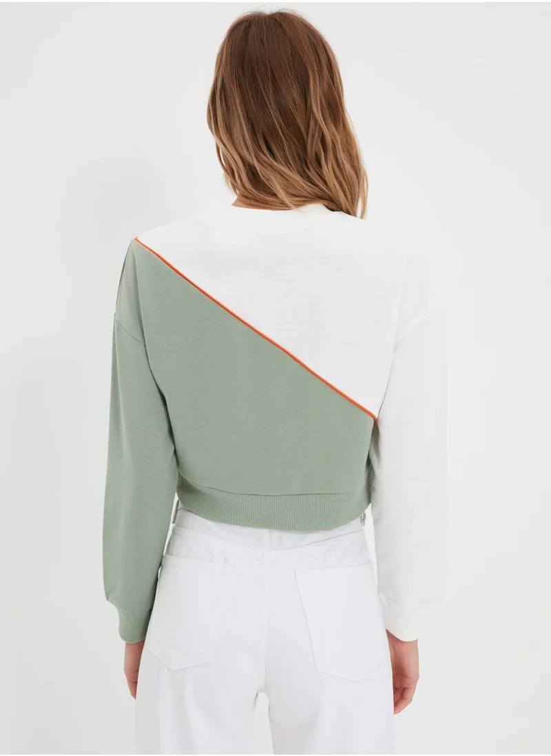 ترينديول Colorblock Knitted Sweatshirt