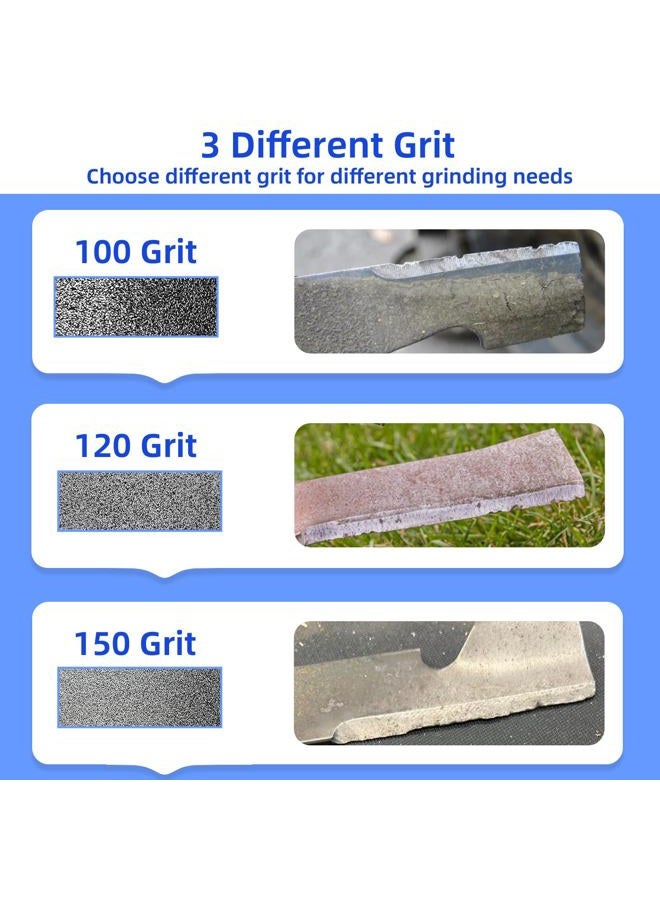 UF-SHARP Diamond Lawn Mower Blade Sharpener, 120 Grit, All-Metal Construction, for Any Power Hand Drill (120 Grit) - Image 5