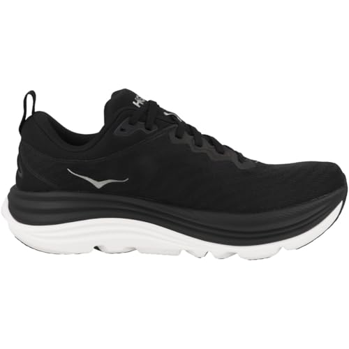 Hoka Men's Gaviota 5 Sneaker, Black/White, 9 - Image 3