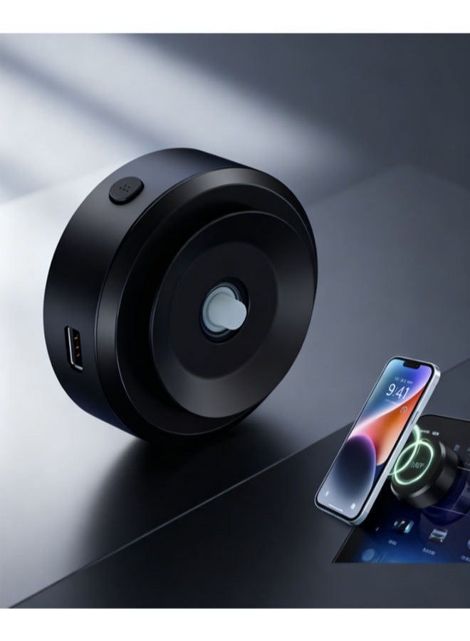 Magnetic Car Windshield Phone Holder, 360° Rotatable, Strong Suction, Universal Design - Image 1