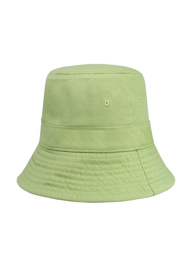 CHOK.LIDS Hot Summer Bucket Hat - Trendy Cotton Sun Hat for Beach, Golf, Fishing - Fun Outdoor Vacation Boonie for Men and Women (Pistachio) - Image 1