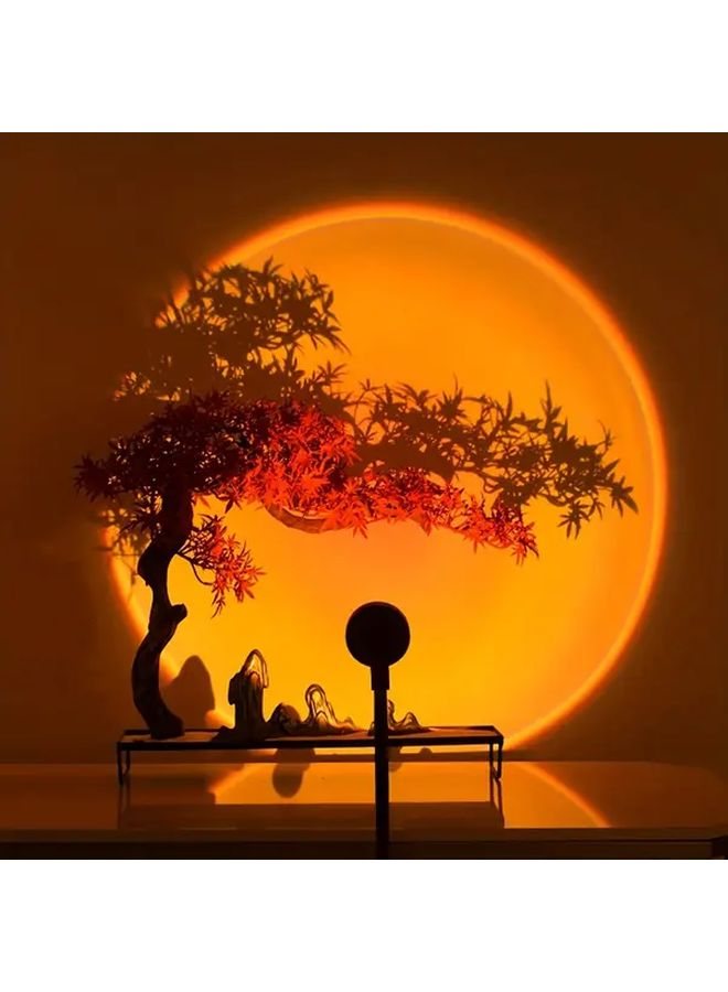 Mini Creative Sunset Glow USB Light 7 Colors Button Control for Desk Decor - Image 3