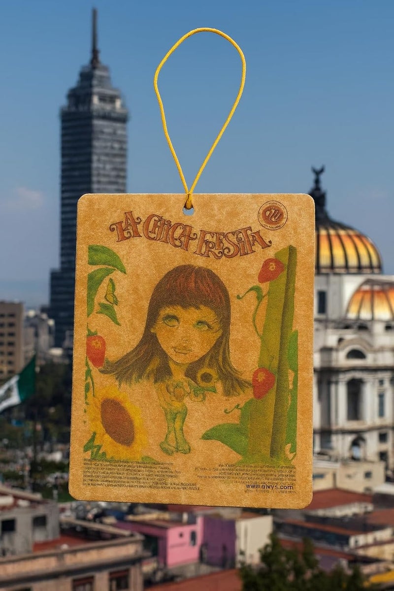 V-Spec 4 pc Strawberry La Chica Fresita air Fresheners Aromatizante Fresa - Image 2