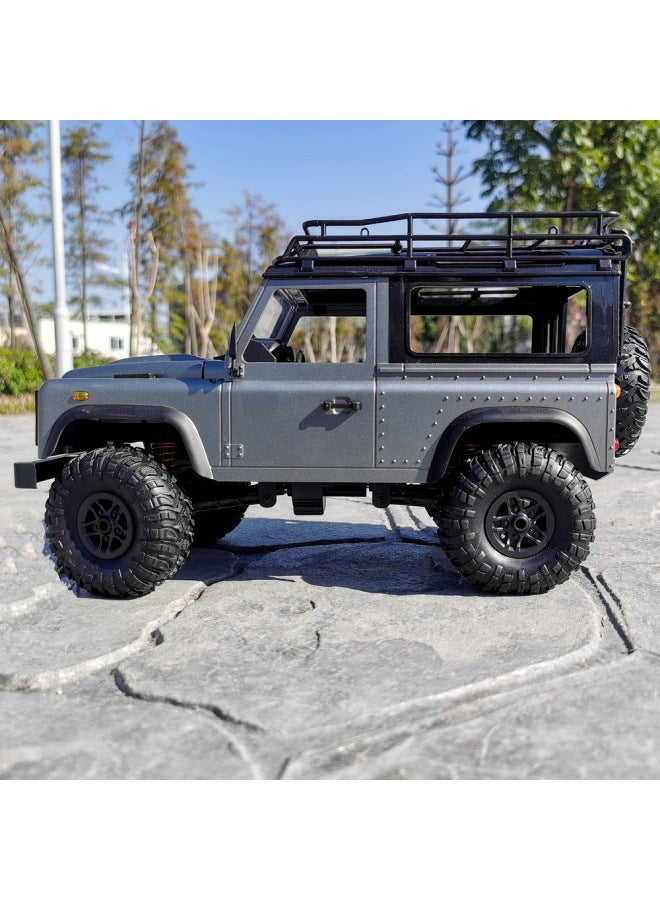 Mn99s Full Scale Four-wheel Drive Climbing Car Guardian Spotlight Upgrade Version Rc Car Remote Control Toy-Color:MN-99S2 Generation Three Electricity-Proportion:1:12  - Image 4