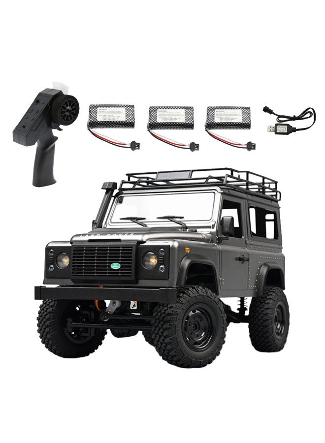 Mn99s Full Scale Four-wheel Drive Climbing Car Guardian Spotlight Upgrade Version Rc Car Remote Control Toy-Color:MN-99S2 Generation Three Electricity-Proportion:1:12  - Image 1