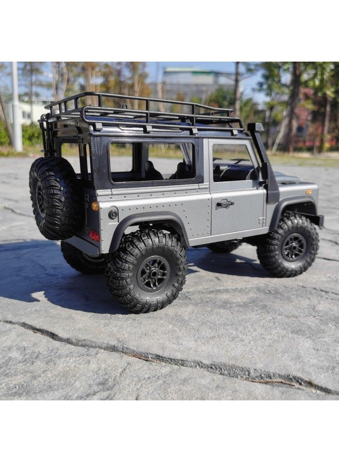 Mn99s Full Scale Four-wheel Drive Climbing Car Guardian Spotlight Upgrade Version Rc Car Remote Control Toy-Color:MN-99S2 Generation Three Electricity-Proportion:1:12  - Image 5