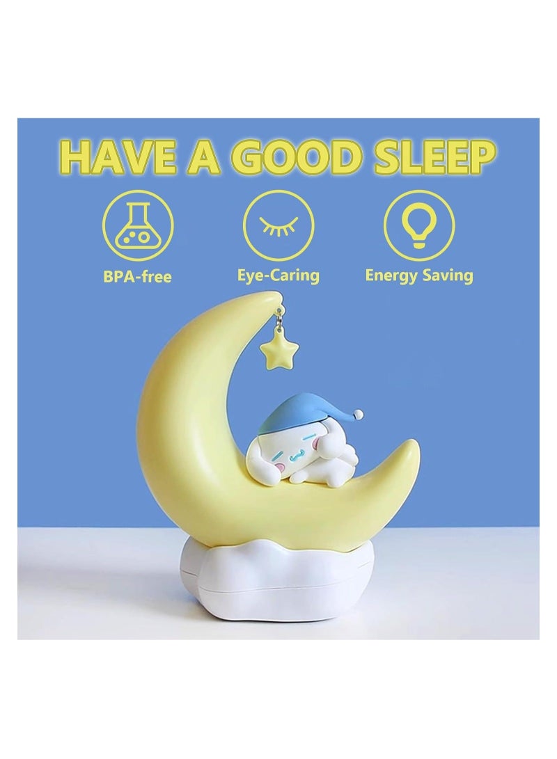 Captaintech LED Night Light, Cute Anime Character Kawaii Night Lights, Portable Kawaii Lamps, Rechargeable Desk Shelf Ornament Bedside Lamp for Room, Bedroom Decor Birthday Gift Boy Girls Gift, Outdoor Lamp - Image 2