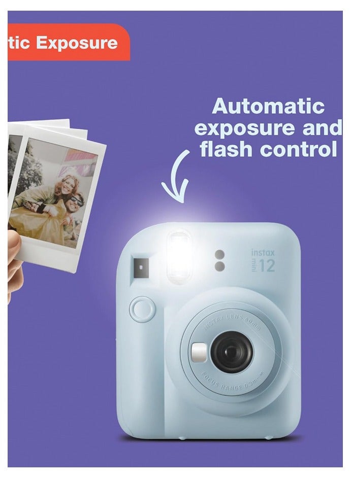 Generic Instant Camera +Camera Protective Case+ Shutter Accessories Bundle, Incl. Compatible Carrying Case,white - Image 4