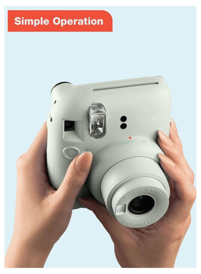 Generic Instant Camera +Camera Protective Case+ Shutter Accessories Bundle, Incl. Compatible Carrying Case,white - Image 5