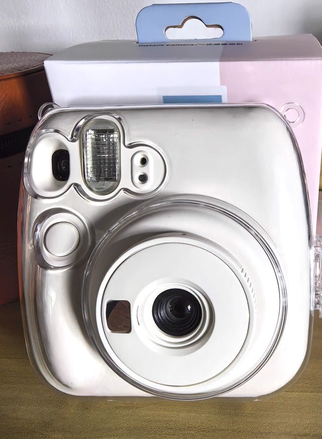 Generic Instant Camera +Camera Protective Case+ Shutter Accessories Bundle, Incl. Compatible Carrying Case,white - Image 2