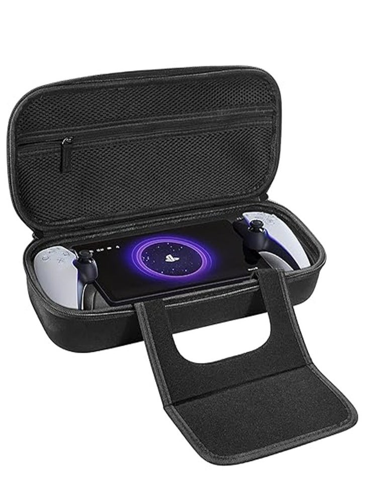 Portable hard portable case, suitable for PS5 new handheld console PlayStation Portal storage bag (black bag 1pc)