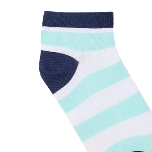 FOOTPRINTS Organic cotton &Bamboo Kids Unisex Socks | Pack of 3 Pairs | Low cut | Colourful Stripes (IN, Age, 3 Years, 5 Years) - Image 3