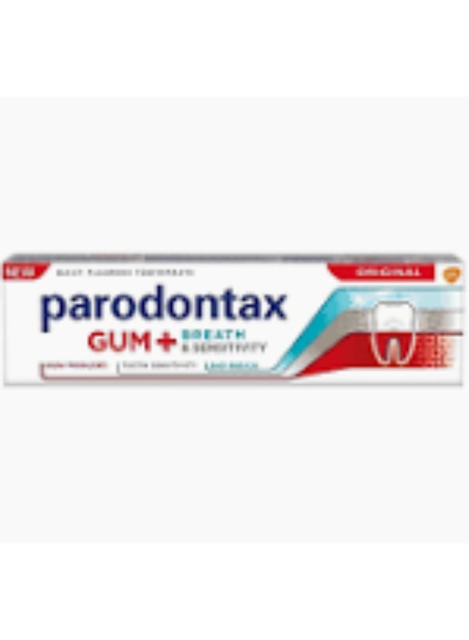 PARODONTAX GUM +BREATH &SENSTIVITY ORIGINAL 75 ML