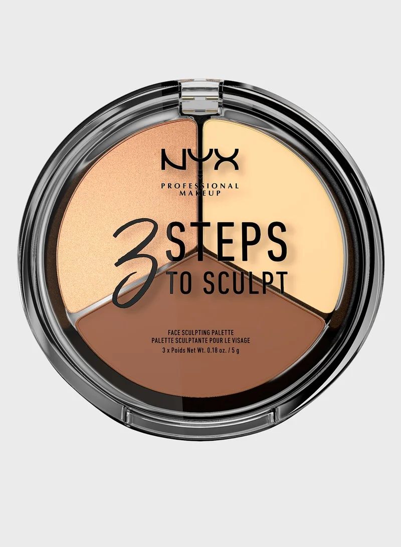 NYX PROFESSIONAL MAKEUP 3 Steps To Sculpt - Light