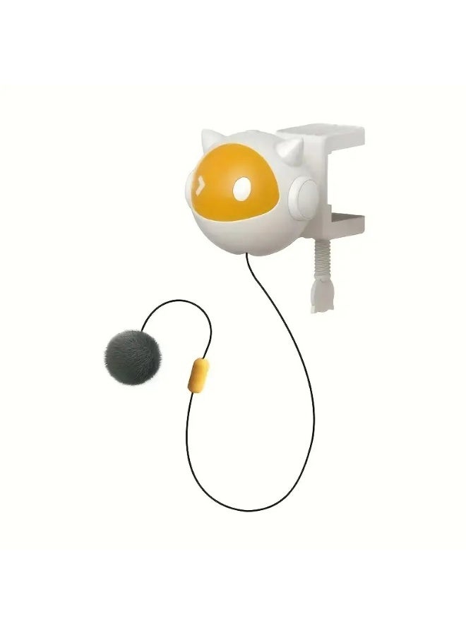 Interactive Automatic Cat Toy – Cartoon Design with Retractable Ball for Hunting & Exercise - Image 2